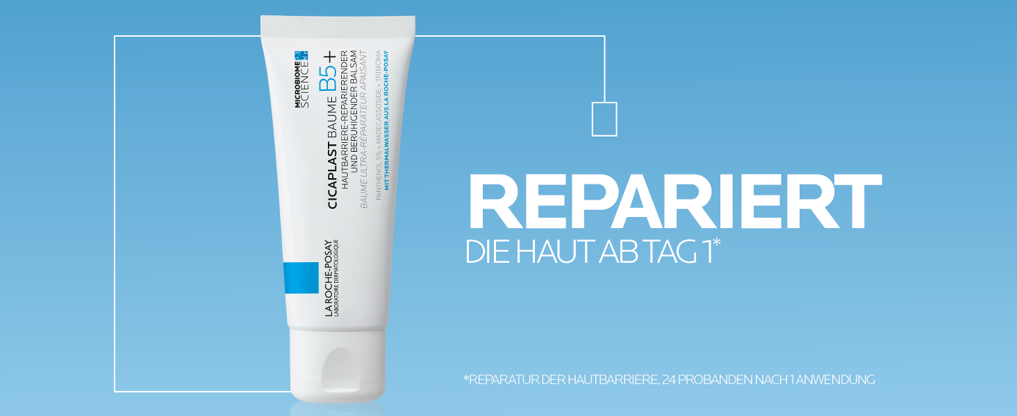 Abstrakte Darstellungen von Vitamin B5, Madecassoside und Tribioma.